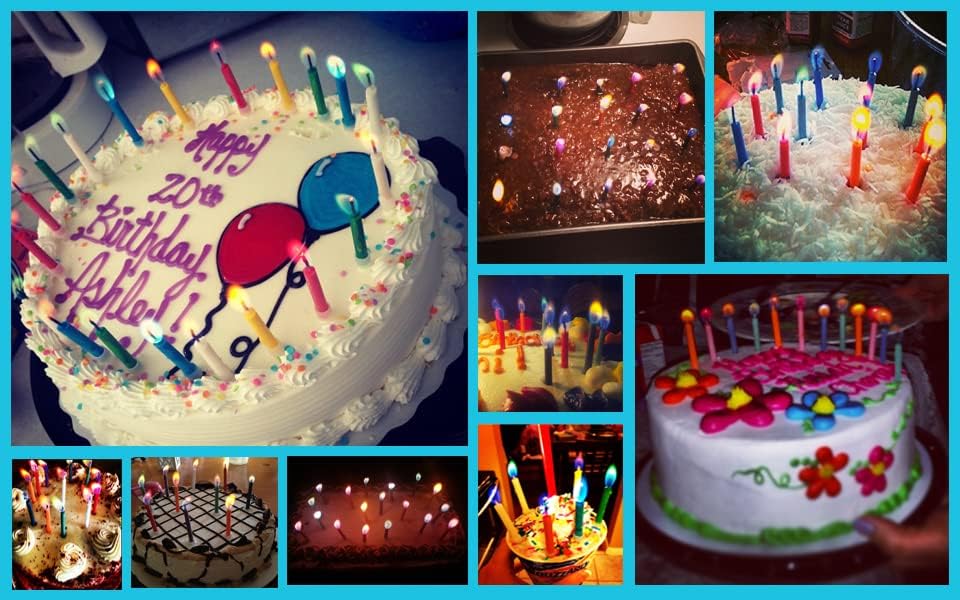 Multicolor Happy Birthday Cand - Candle Supplies Beeswax reseña y precio