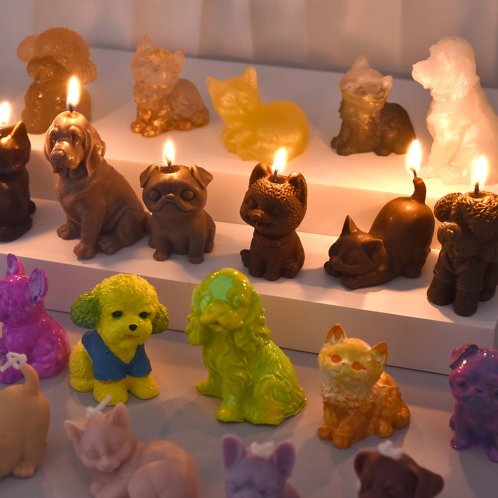 3D Dogs Cats Silicone Mold For - Candle Supplies To Make Candles reseña y precio