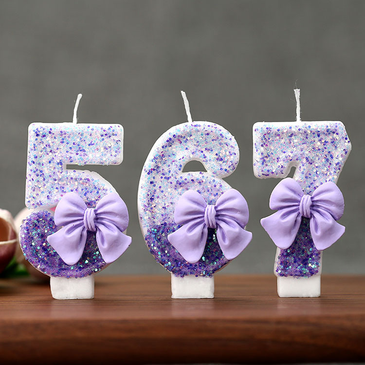 Creative Glitter Gradual Purpl - Candle Supplies In reseña y precio