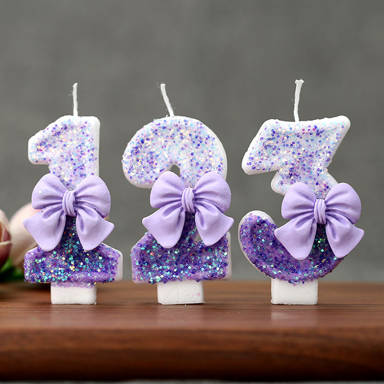 Creative Glitter Gradual Purpl - Candle Supplies In reseña y precio