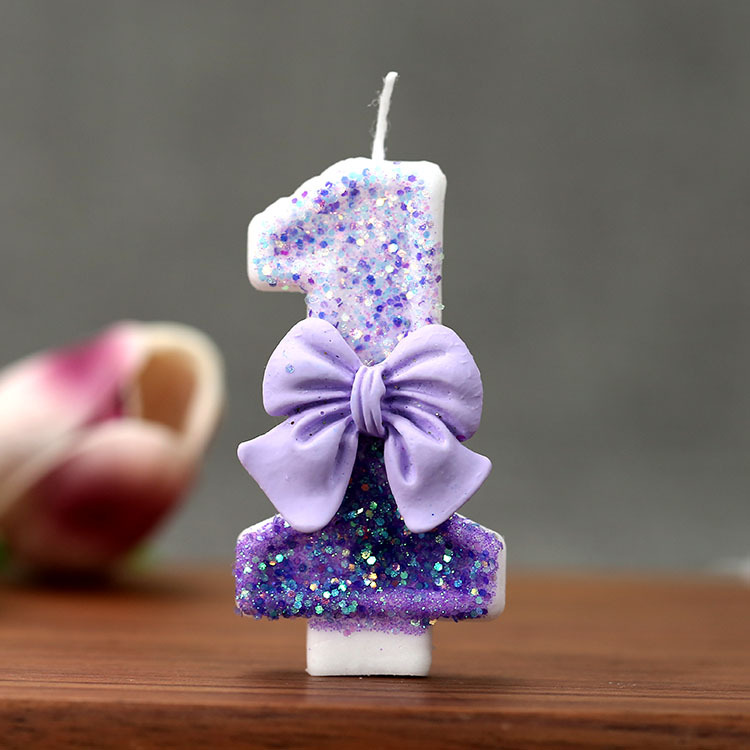 Creative Glitter Gradual Purpl - Candle Supplies In reseña y precio