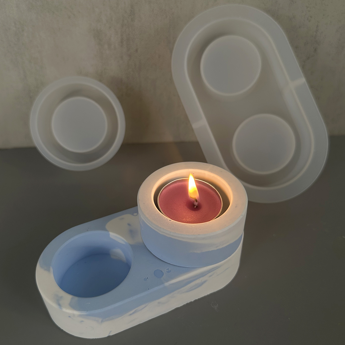 Round Candlestick Silicone Mol - Candle Quotes reseña y precio