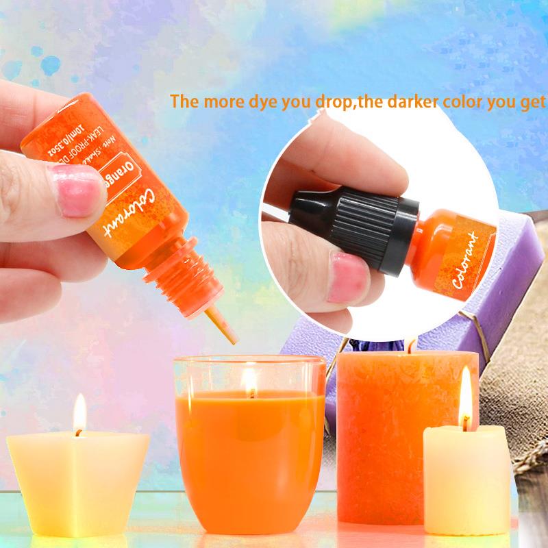 20 Colors 10ml Candle Wax Pigm - Candle Supplies Beeswax reseña y precio