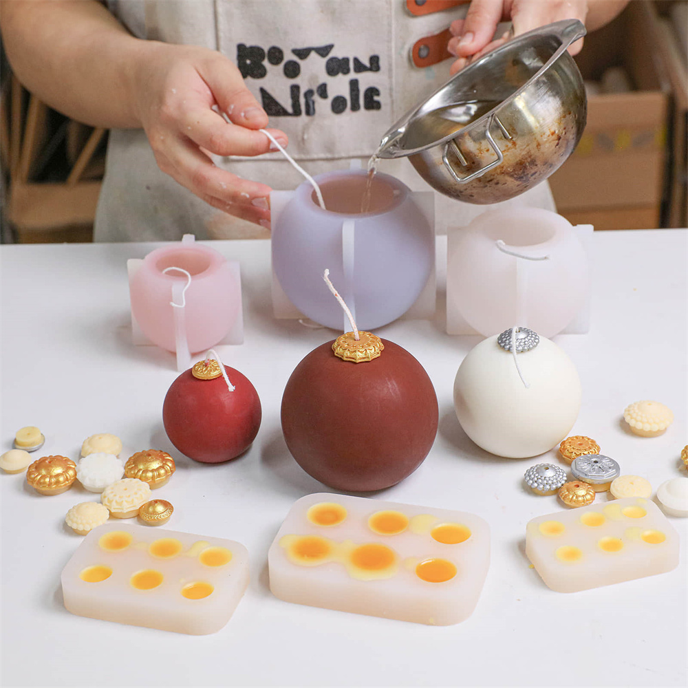 Nicole Christmas Bauble Candle - Candle Making Supplies For Beginners reseña y precio