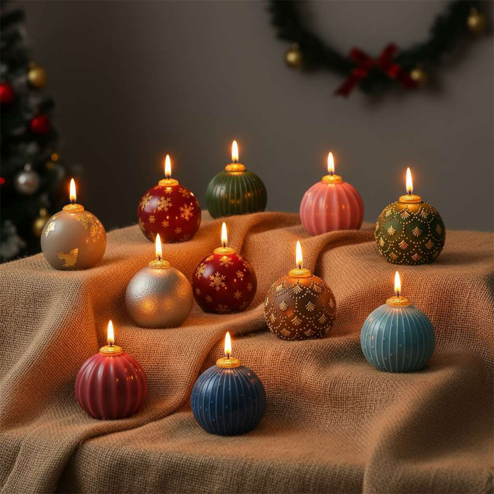 Nicole Christmas Bauble Candle - Candle Making Supplies For Beginners reseña y precio