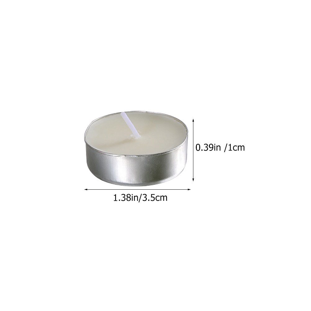 50 Pcs Round White Small Candl - Candle Zero reseña y precio