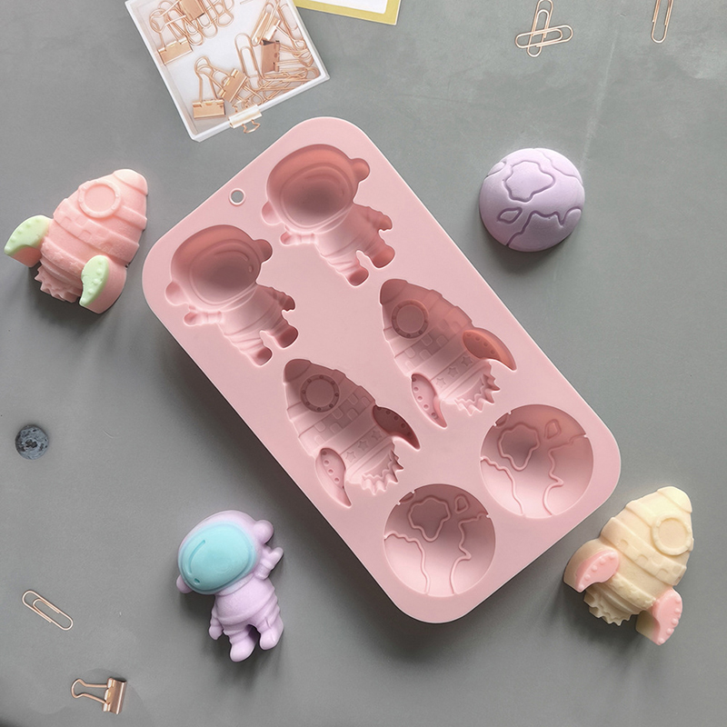 6-hole Cartoon Astronaut Rocke - Candle Making Supplies For Beginners reseña y precio