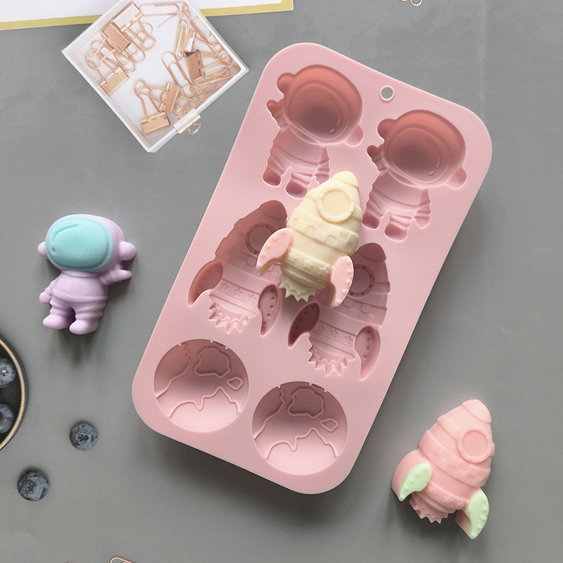 6-hole Cartoon Astronaut Rocke - Candle Making Supplies For Beginners reseña y precio
