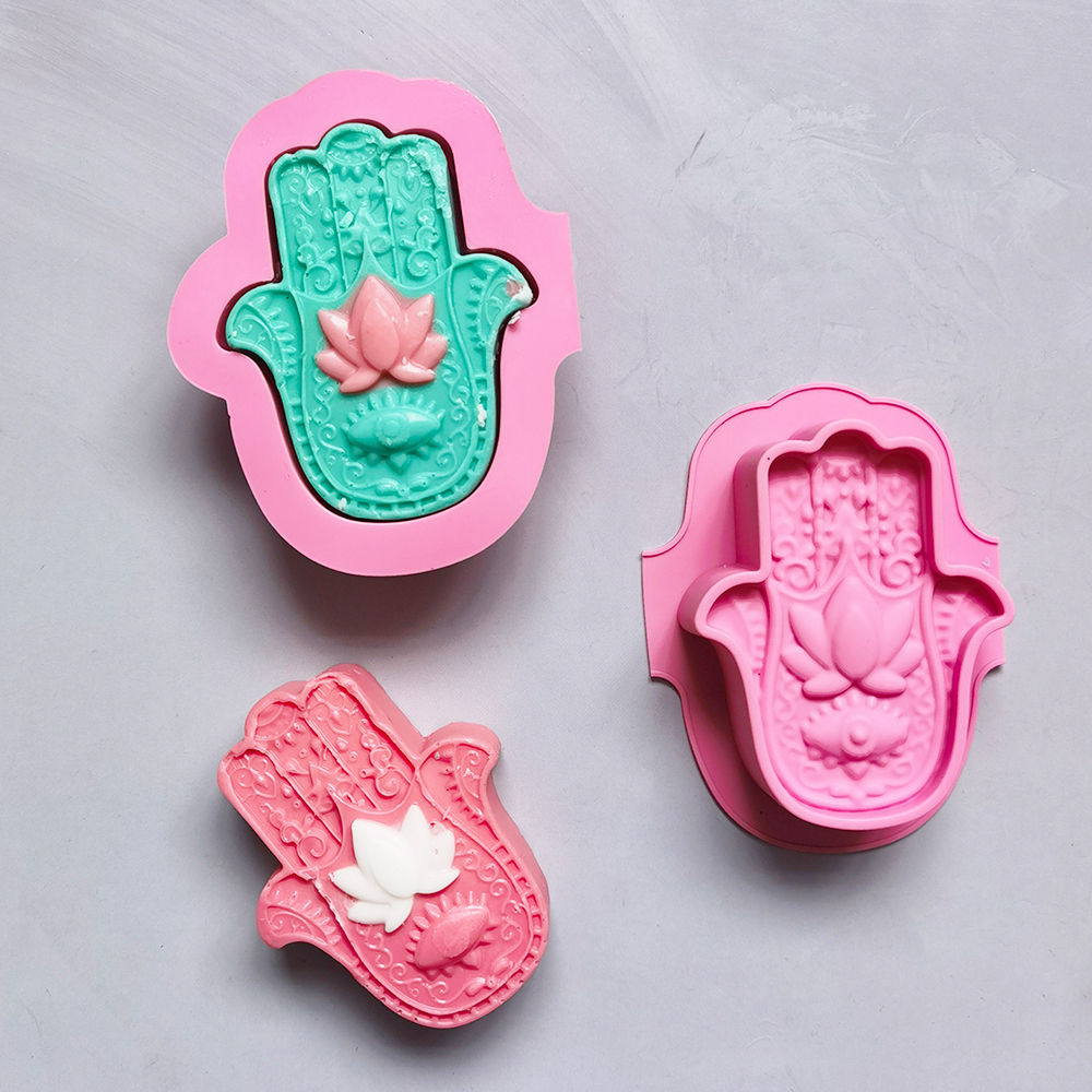 2/4pcs Silicone Soap Molds DIY - Candle Making Supplies For Beginners reseña y precio