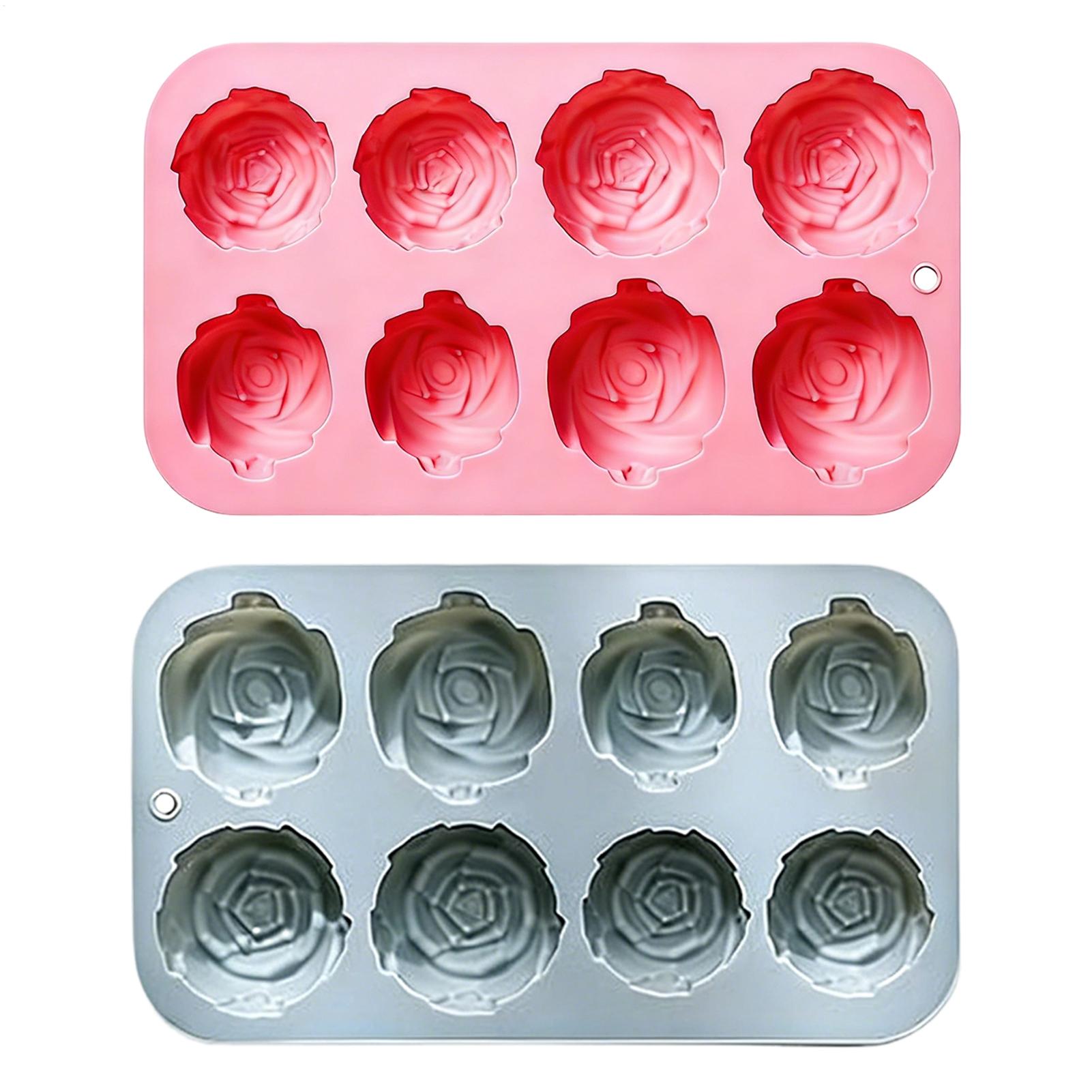 8 Holes Rose Flower Silicone M - Candle Making Supplies For Beginners reseña y precio