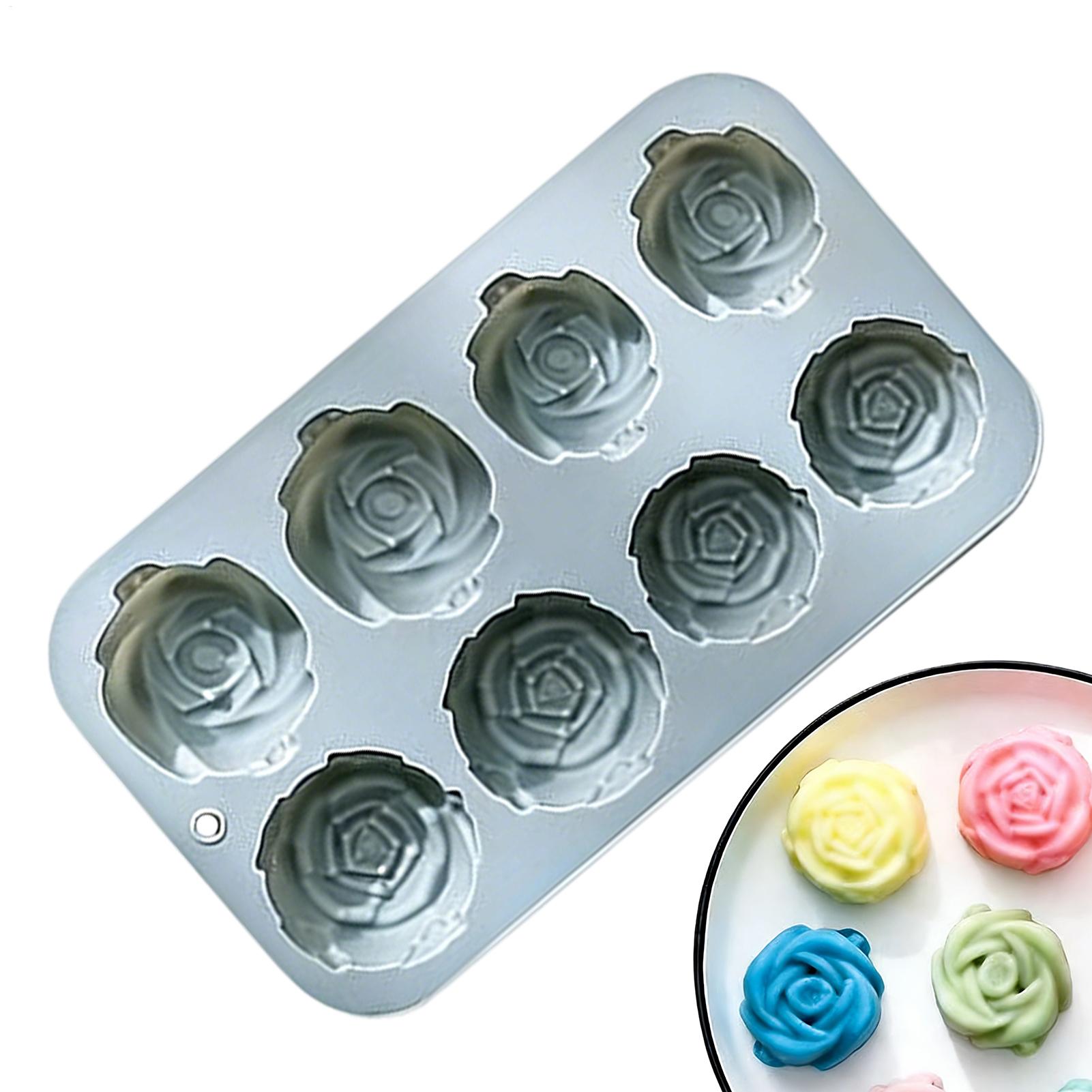 8 Holes Rose Flower Silicone M - Candle Making Supplies For Beginners reseña y precio
