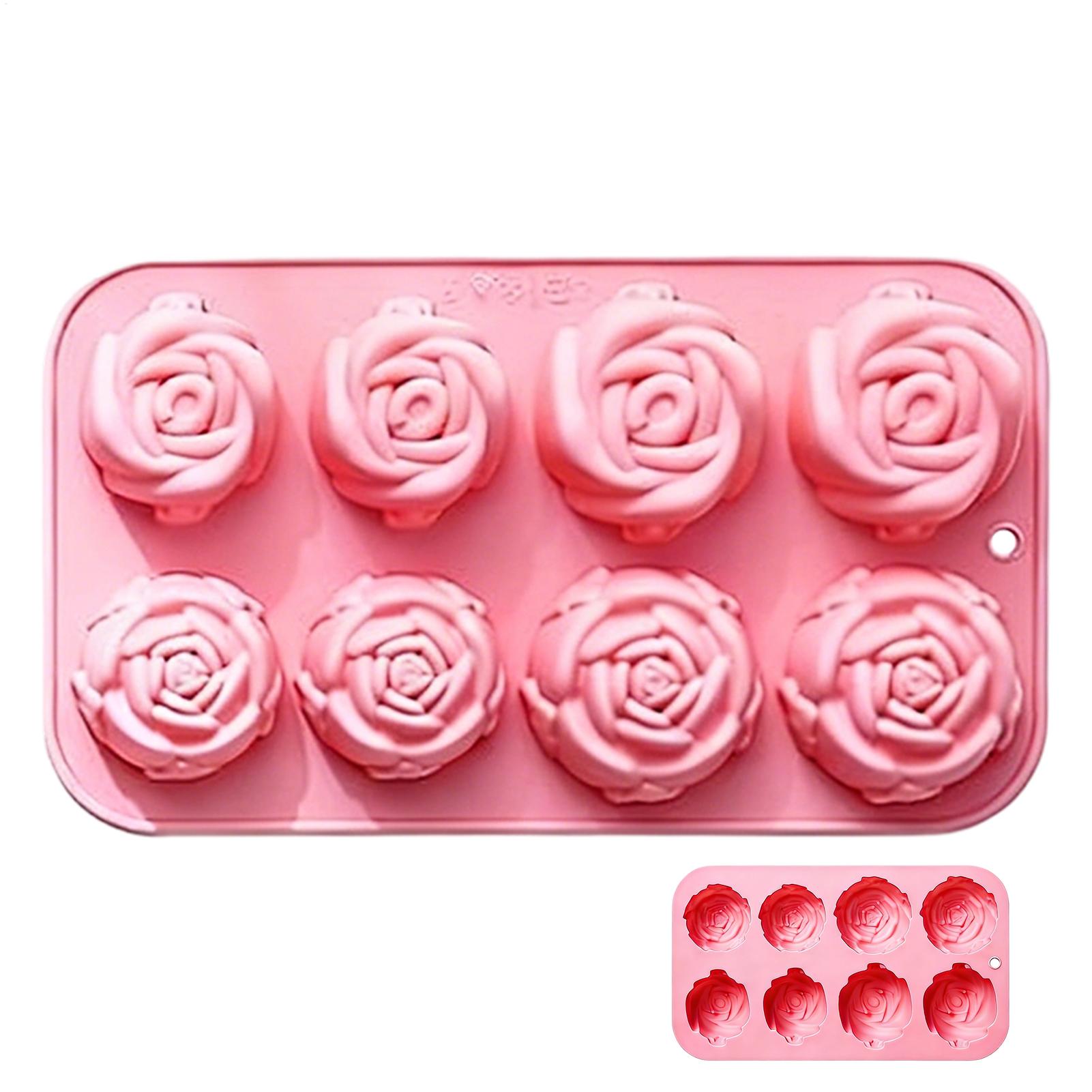 8 Holes Rose Flower Silicone M - Candle Making Supplies For Beginners reseña y precio