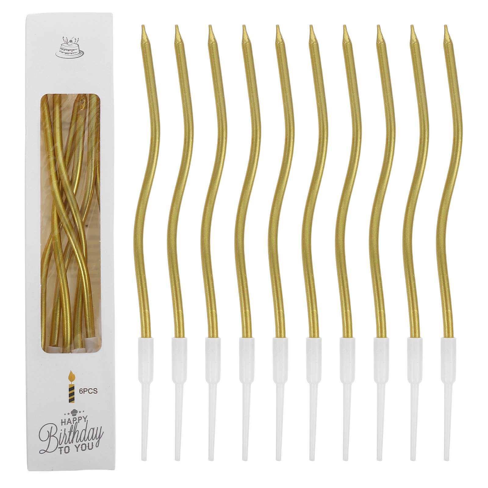 72Pcs Spiral Birthday Candles  - Candle Supplies In reseña y precio