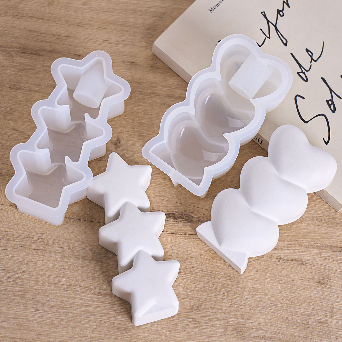 Three Connected Star Heart Can - Candle Quotes reseña y precio