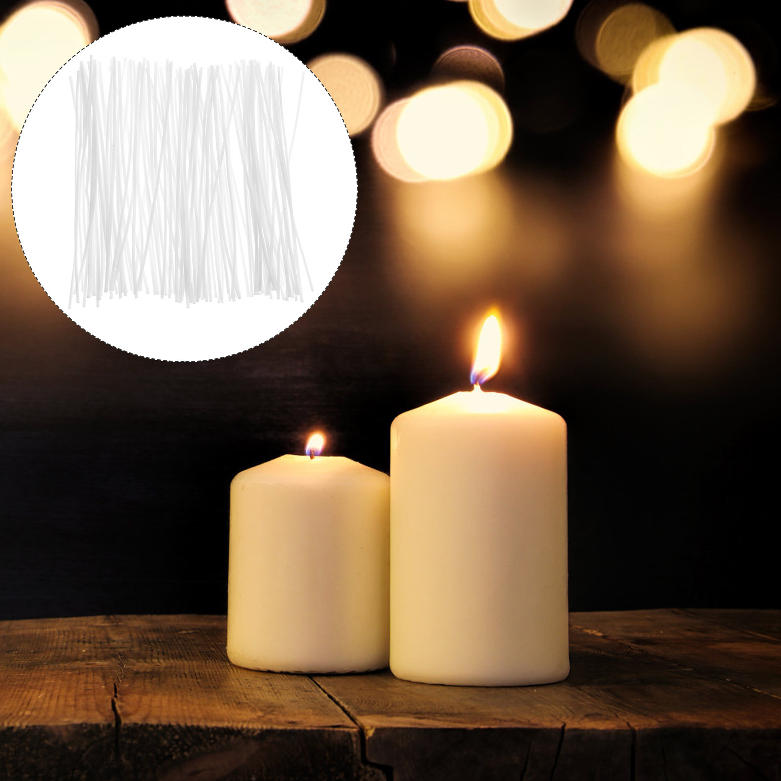 100Pcs Premium Cotton Wicks Ex - Candle Supplies Beeswax reseña y precio