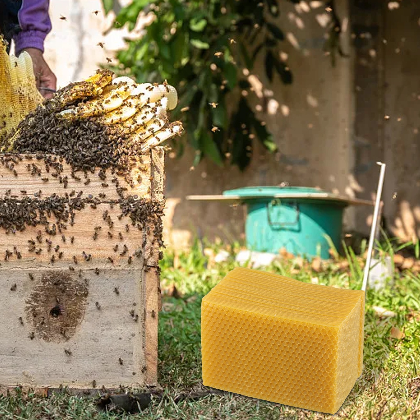 Beeswax Sheets for Beehive Fou - Candle Supplies Beeswax reseña y precio