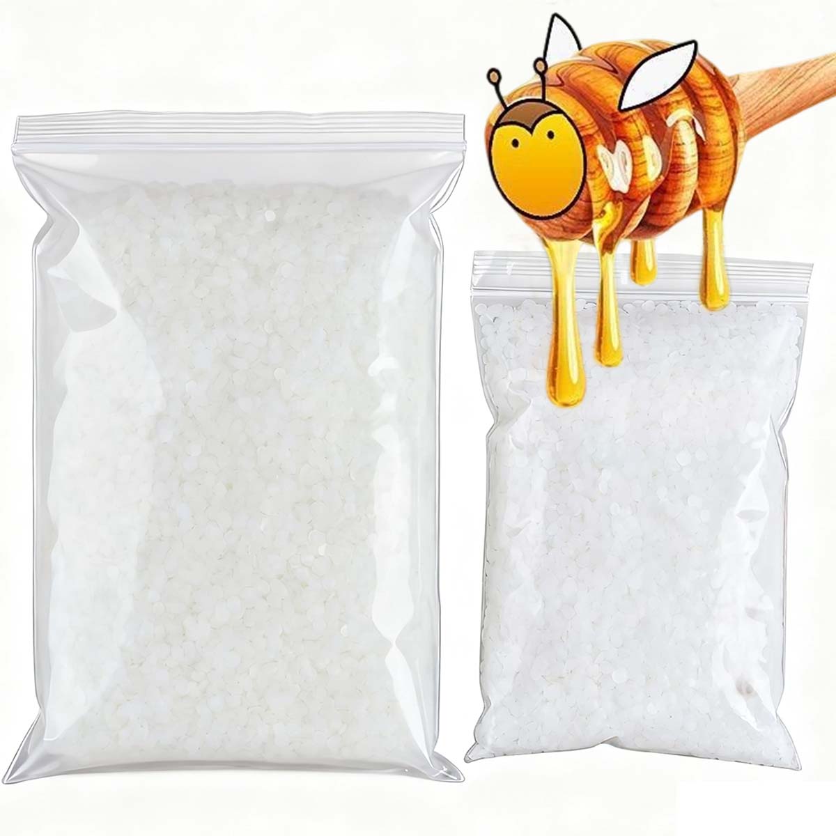 200g-1000g White Beeswax Pure  - Candle Making Supplies For Beginners reseña y precio