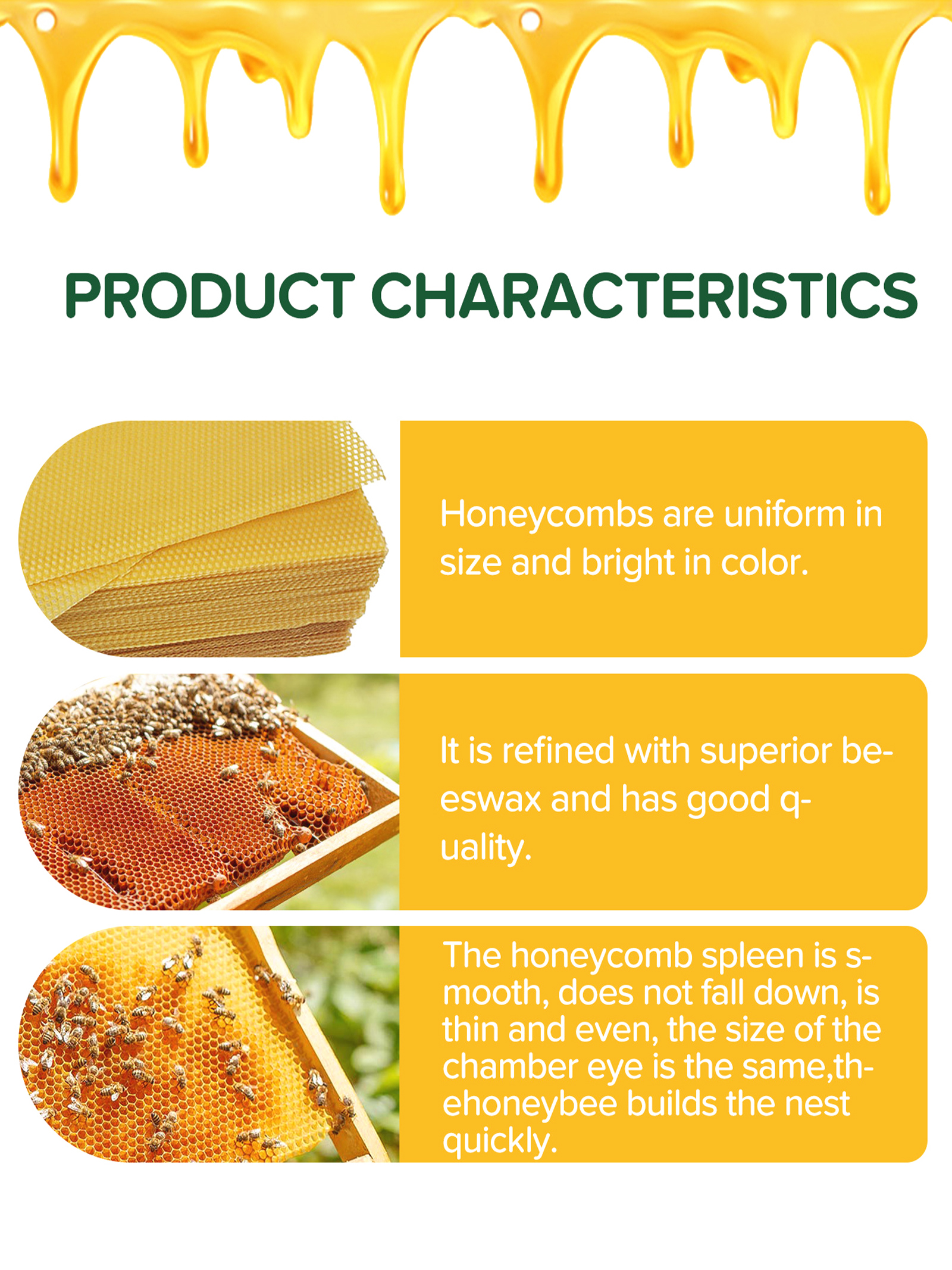 10Pcs Natural Honeycomb Bee Wa - Candle Making Supplies For Beginners reseña y precio