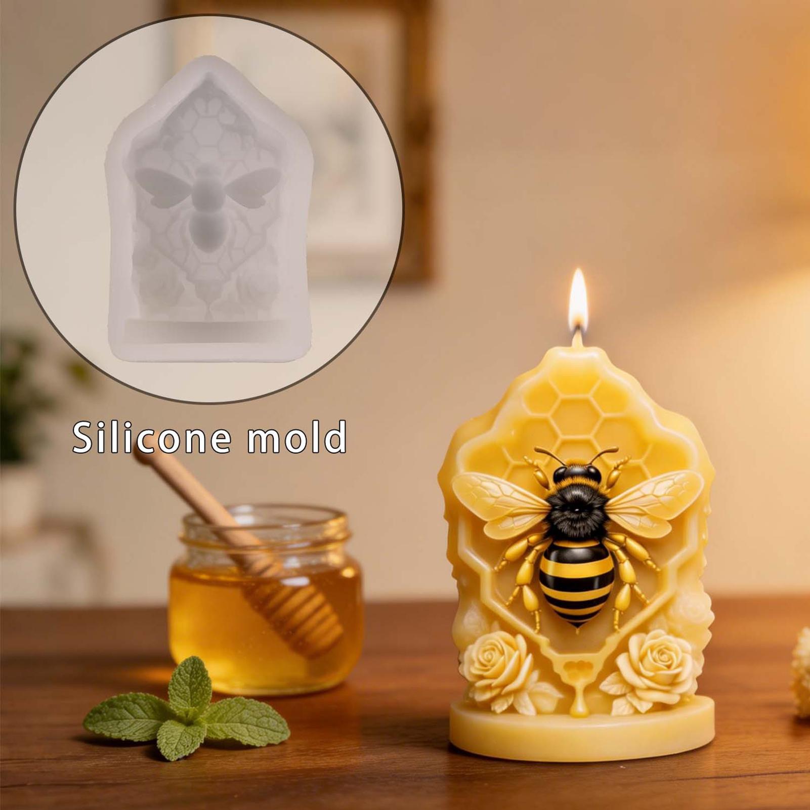Honey Comb Silicone Mold 3D Ho - Candle Supplies Beeswax reseña y precio