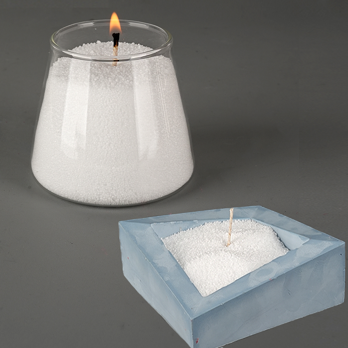 500g/1000g White Sand Wax Ice  - Candle Supplies To Make Candles reseña y precio