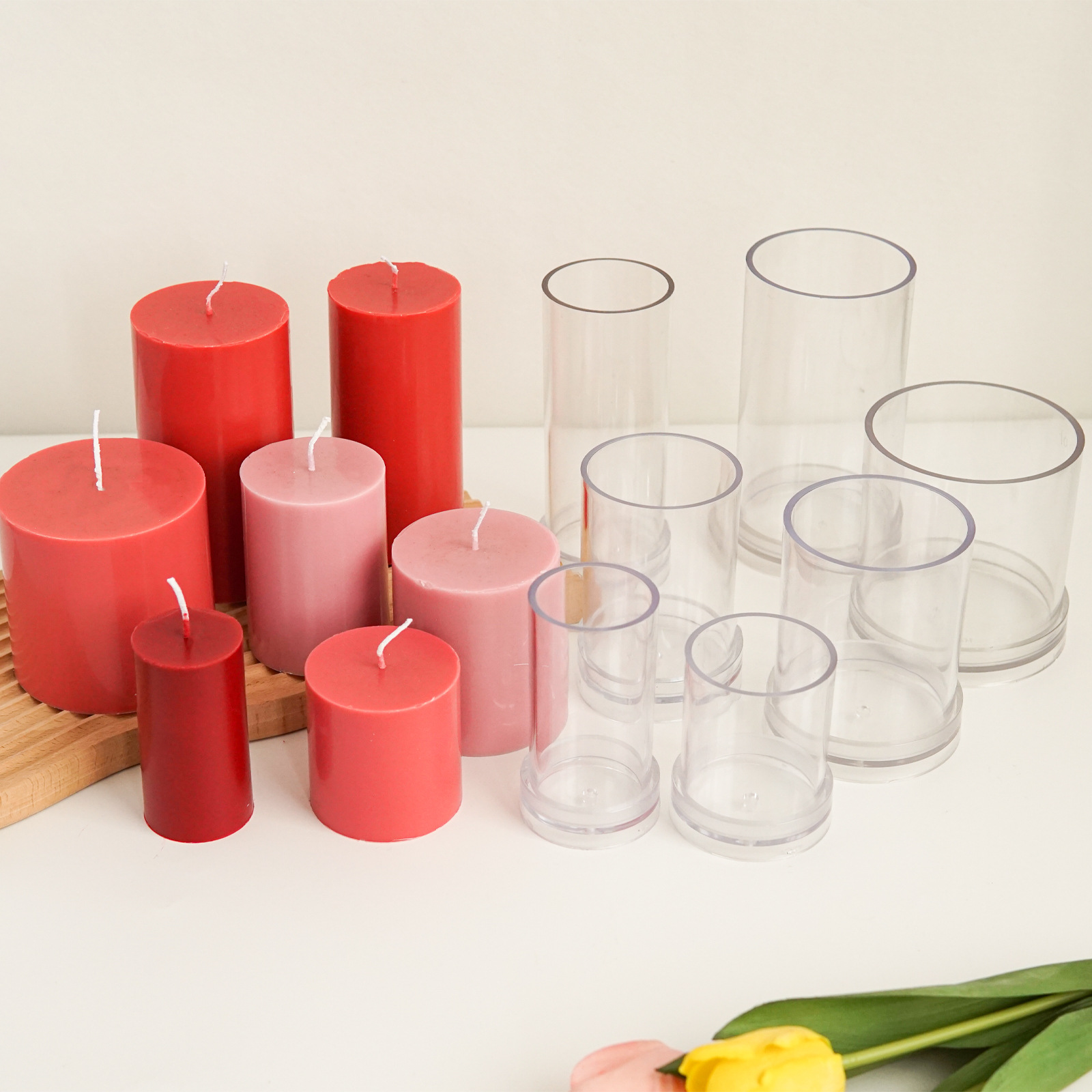 Various 3D Cylindrical Candle  - Candle Making Supplies For Beginners reseña y precio