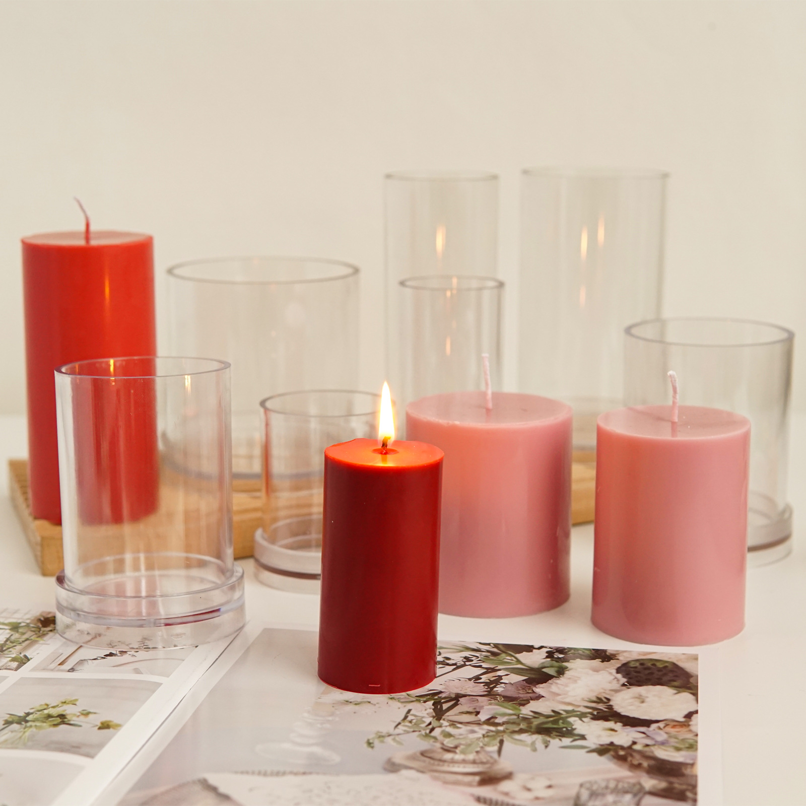 Various 3D Cylindrical Candle  - Candle Making Supplies For Beginners reseña y precio