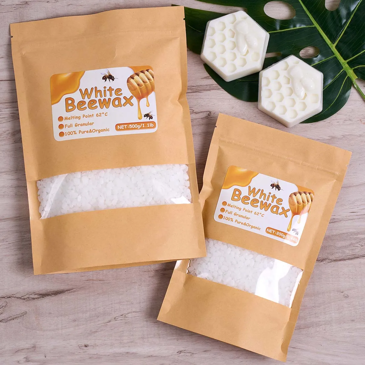 500g White Beeswax DIY Candle  - Candle Supplies Beeswax reseña y precio