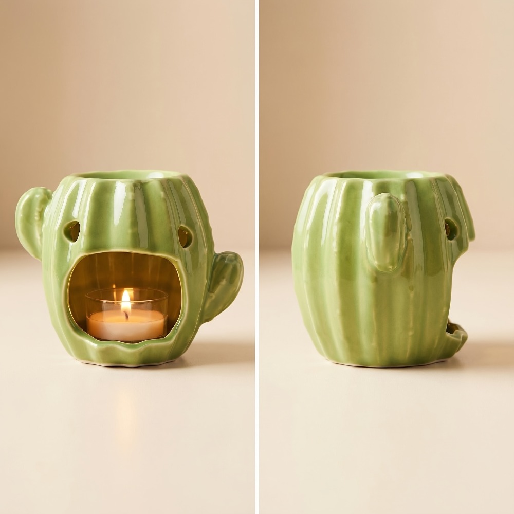 Cactus Shaped Ceramic Oil Burn - Candle Zero reseña y precio