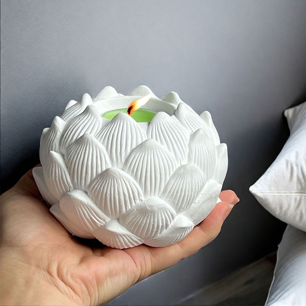 Lotus Candlestick Silicone Mol - Candle Quotes reseña y precio