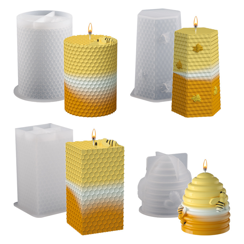 Candle Silicone Mold 3D Bee Ho - Candle Supplies Beeswax reseña y precio
