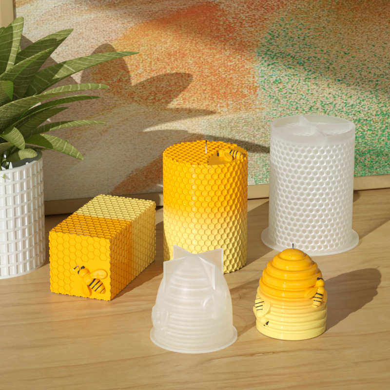Candle Silicone Mold 3D Bee Ho - Candle Supplies Beeswax reseña y precio