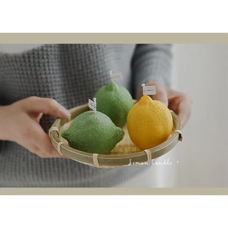 Custom Home Decoration Lemon C - Candle Supplies In reseña y precio