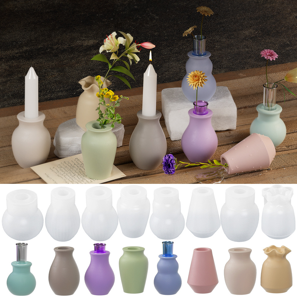 New Round Mouth Vase Silicone  - Candle Quotes reseña y precio