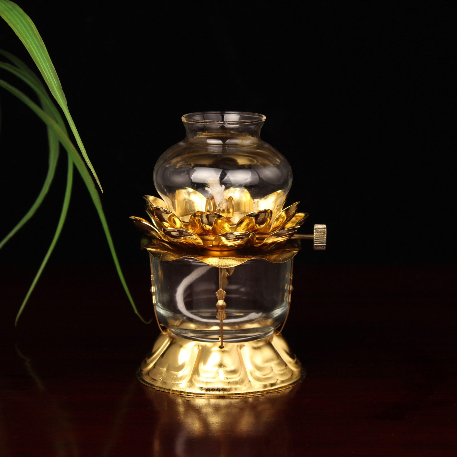 Golden Oil Lamp For Buddhist W - Candle Zero reseña y precio