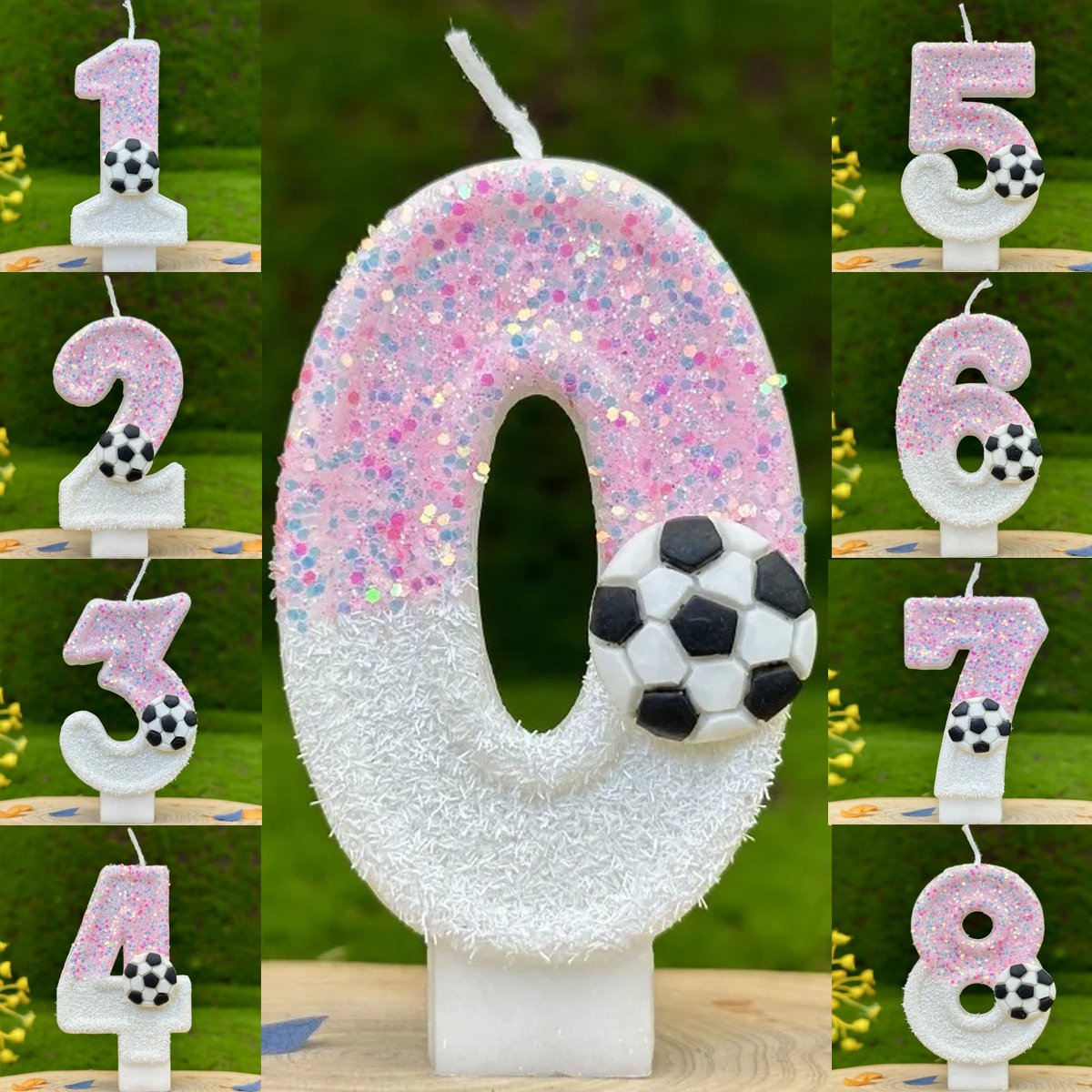 Pink White Sequins Sports Foot - Candle Supplies In reseña y precio