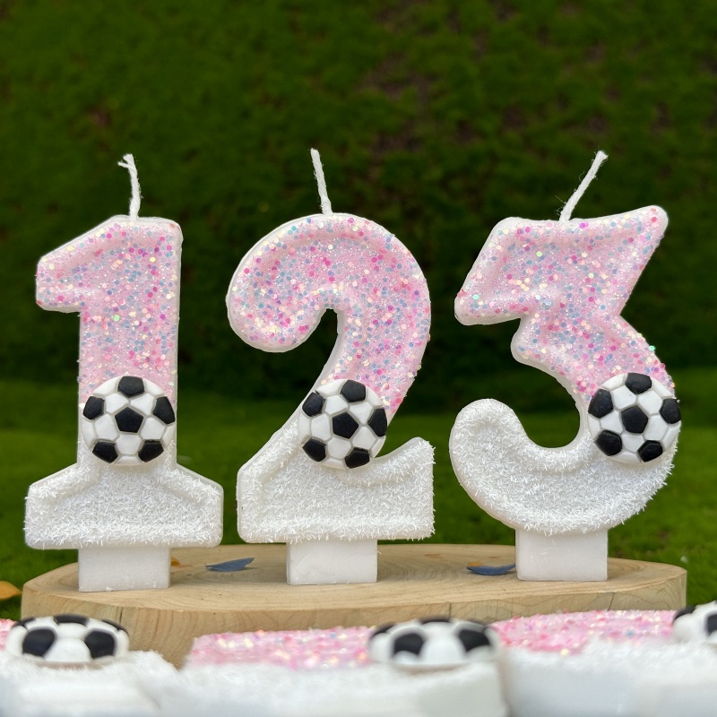 Pink White Sequins Sports Foot - Candle Supplies In reseña y precio