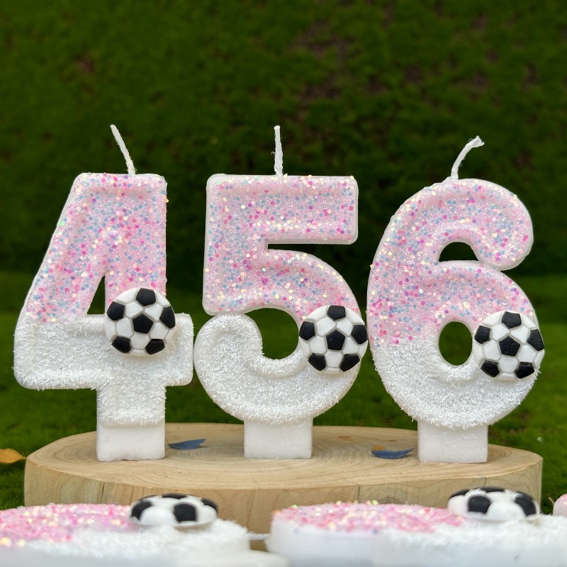 Pink White Sequins Sports Foot - Candle Supplies In reseña y precio
