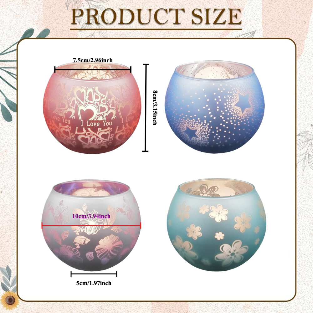 Glass Candlestick Votive Color - Candle Zero reseña y precio