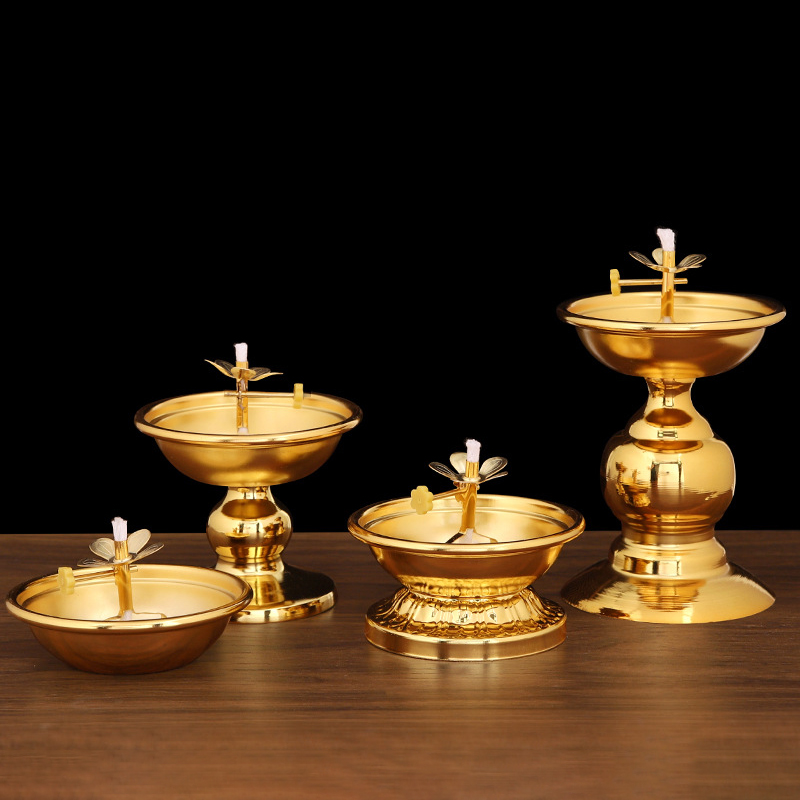 Golden Oil Lamp For Buddha Wit - Candle Zero reseña y precio
