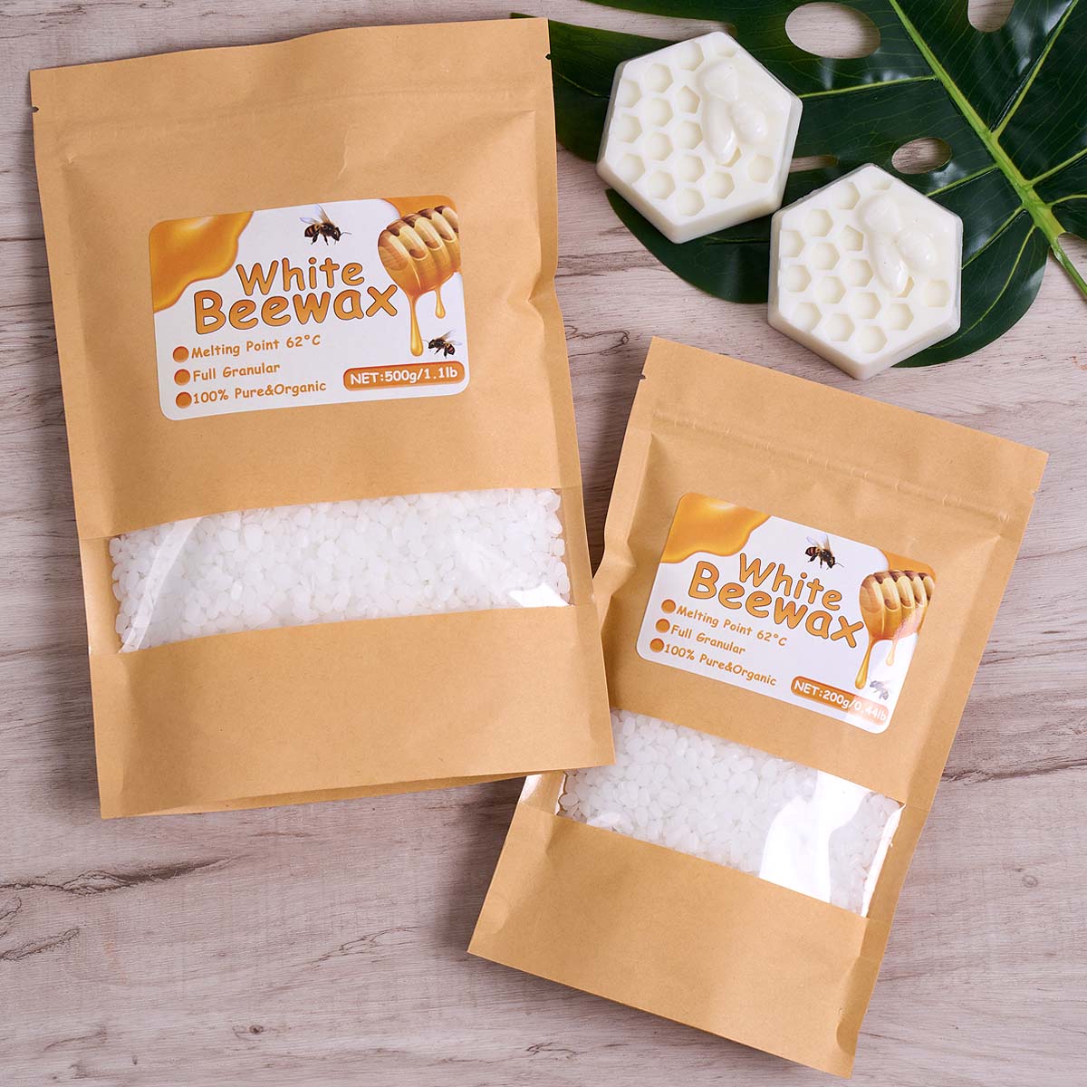 1000g White Beeswax DIY Candle - Candle Supplies Beeswax reseña y precio
