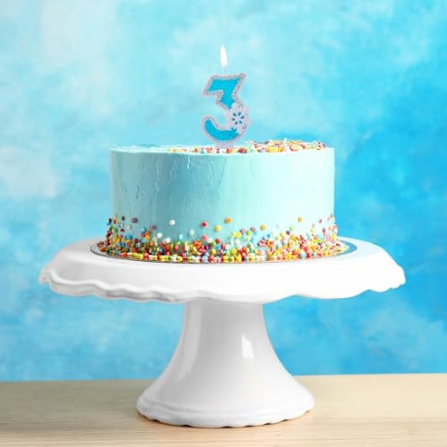 Blue Frozen Birthday Party Dec - Candle Supplies In reseña y precio