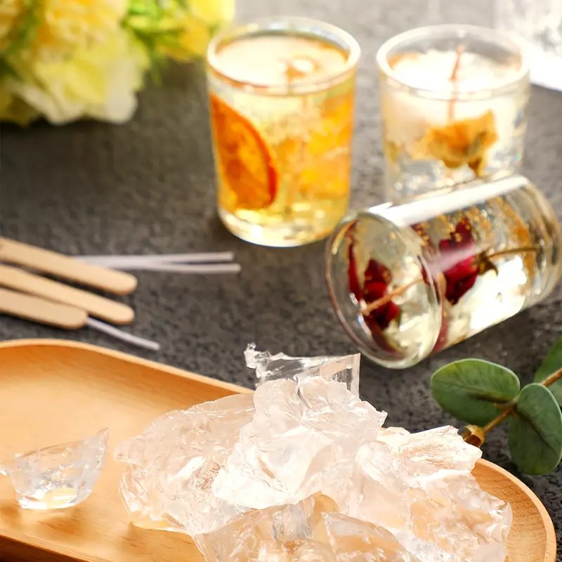 Transparent Crystal Wax, Jelly - Candle Making Supplies For Beginners reseña y precio